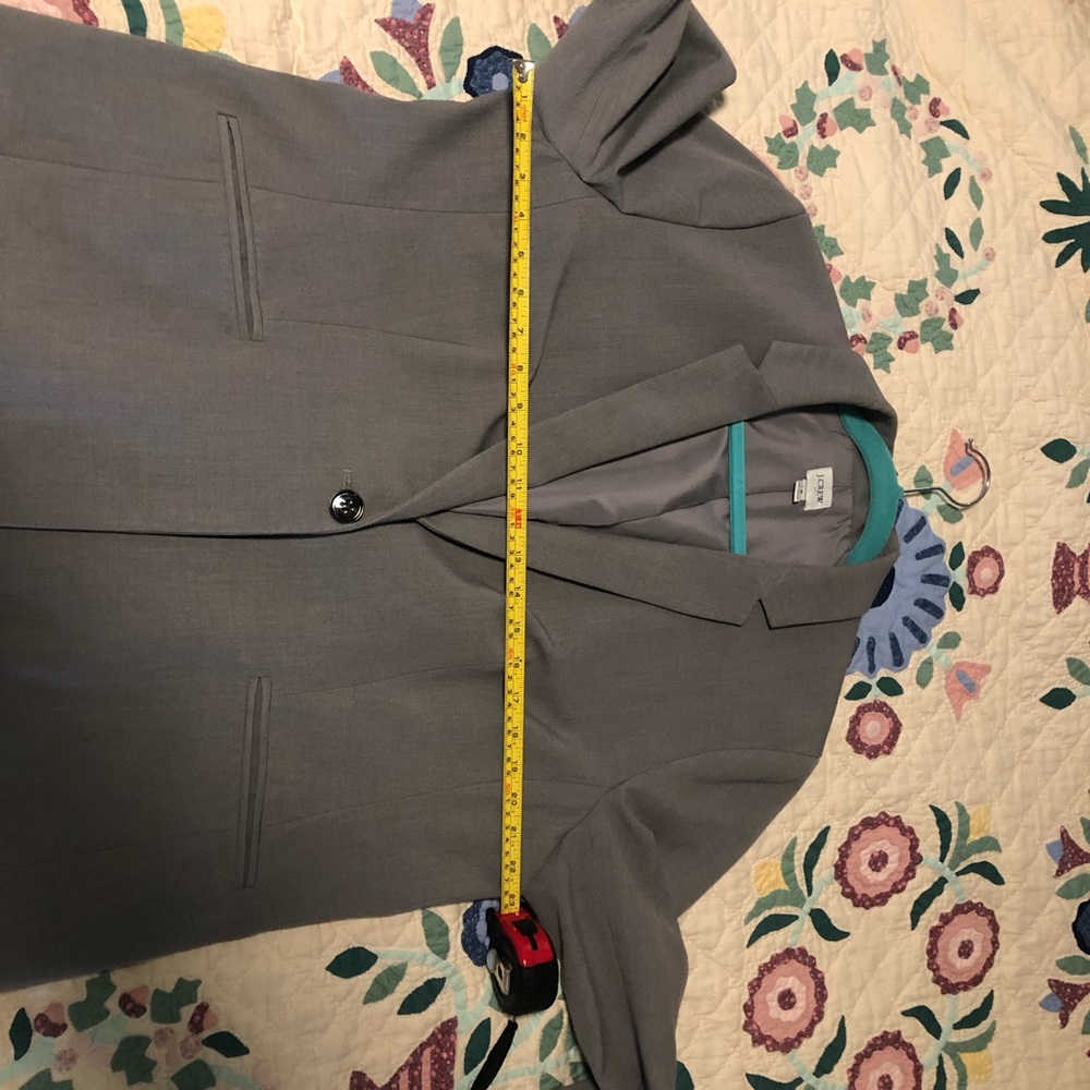 Jcrew gray cotton blazer - Picture 3 of 5